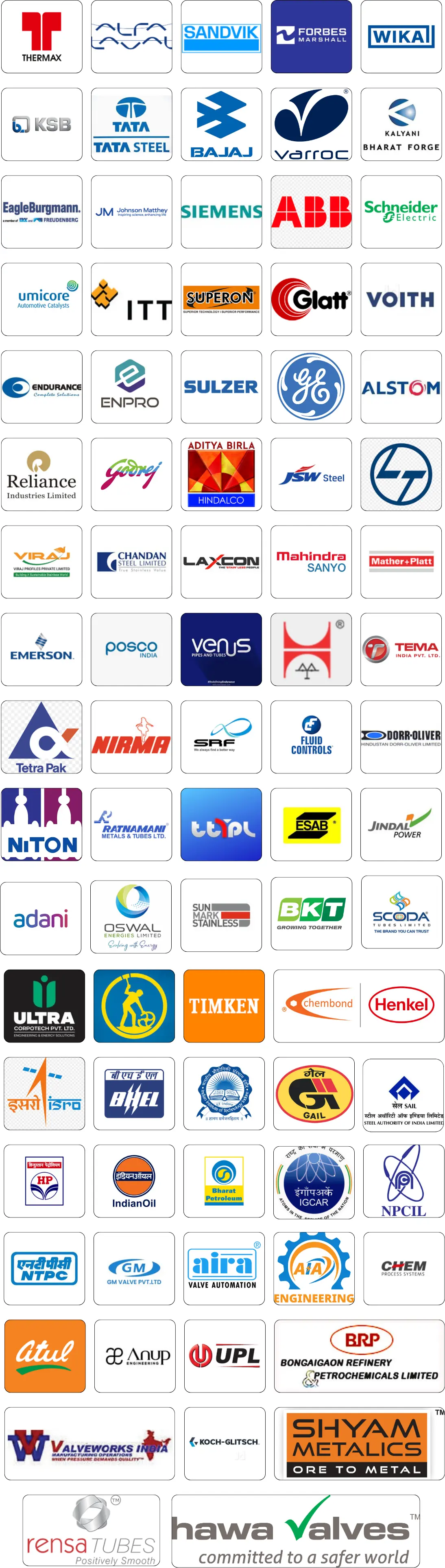 Trusted Partners and Clients